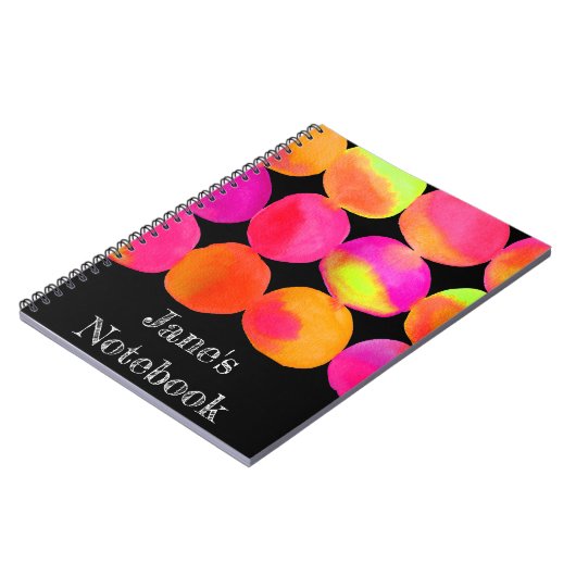 Neon Pop art Notitieboek (Linkerzijde)