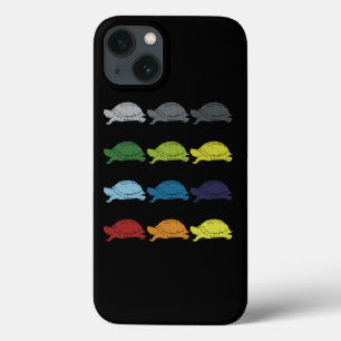 Neon Pop Art Retro Turtle Animal Gift Idee Case-Mate iPhone Case