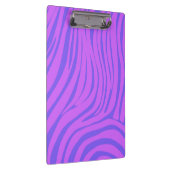 Neon Pop Art Zebra Patroon Klembord (Rechts)
