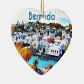 Neon Pop Bermuda Keramisch Ornament (Rechts)