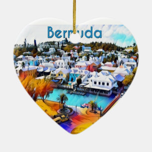 Neon Pop Bermuda Keramisch Ornament