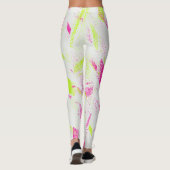 Neon Pop Chaos Leggings – Bold Abstract Street Vib (Achterkant)
