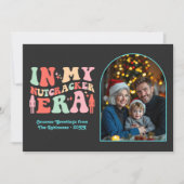 Neon Pop Era In My Nutcracker Era Christmas Photo Feestdagenkaart (Voorkant)