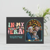 Neon Pop Era In My Nutcracker Era Christmas Photo Feestdagenkaart (Staand voorkant)