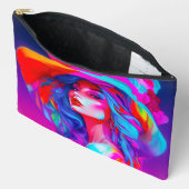 Neon Pop kunstportret Etui (Open)