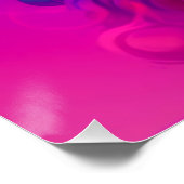 Neon Pop kunstportret Perfect Poster (Hoek)