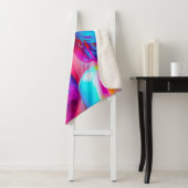 Neon Pop kunstportret Sherpa Deken (In situ)