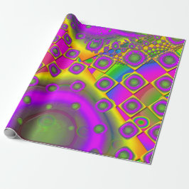 Neon Pop Paper Psychedelic Cadeaupapier