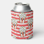 Neon Popcorn Kinder Patroon Blikjeskoeler (Blikje Achterkant)