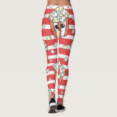 Neon Popcorn Kinder Patroon Leggings (Achterkant)