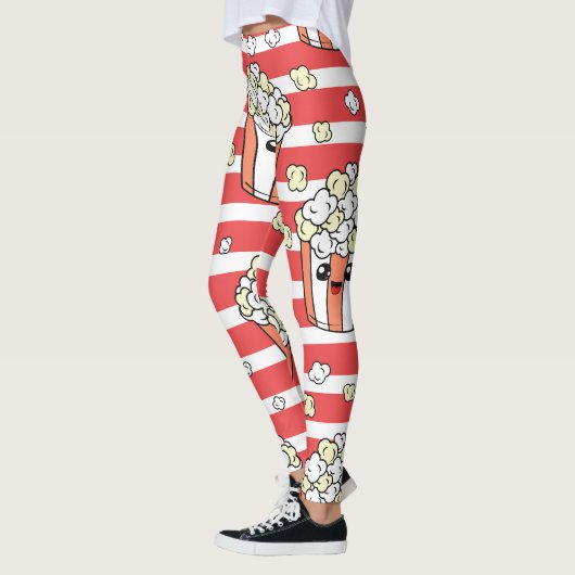 Neon Popcorn Kinder Patroon Leggings (Links)