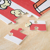 Neon Popcorn Kinder Patroon Legpuzzel (Zijkant)