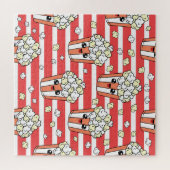 Neon Popcorn Kinder Patroon Legpuzzel (Horizontaal)
