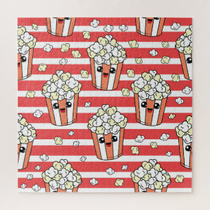 Neon Popcorn Kinder Patroon Legpuzzel