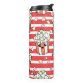 Neon Popcorn Kinder Patroon Thermosbeker (Gedraaid links)