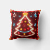 Neon Populair Kerstvakantie Collectie Kussen (Achterkant)