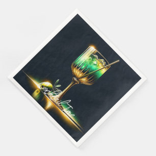 Neon Populaire Party Tijd Gepersonaliseerd Servet