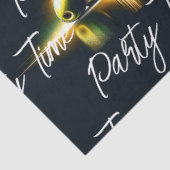 Neon Populaire Party Tijd Gepersonaliseerd Tissuepapier (Detail)