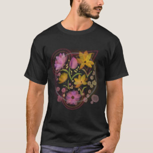 Neon Postkaarten Neon Print Bloemen T-shirt