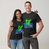 Neon Postkaarten Neon Print Vis T-shirt (Unisex)