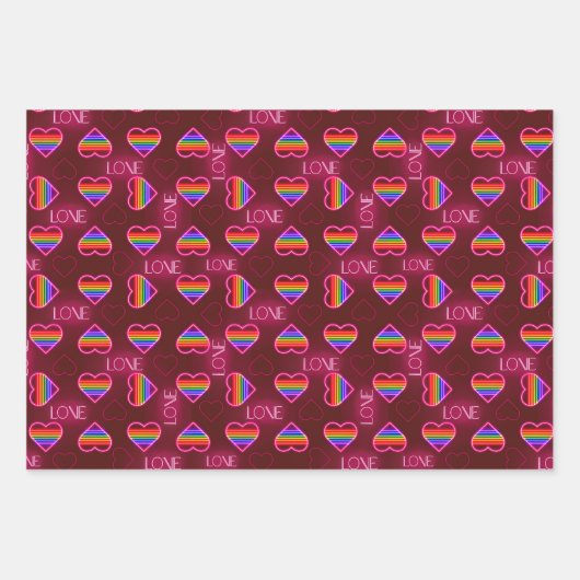 Neon Pride Inpakpapier Vel (Voorkant 2)