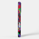 Neon Prism Elf - Glitter Stripes, Cyber Disco Glow Case-Mate iPhone Case (Achterkant / Rechts)