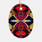 Neon Psychedelic Abstract Ornament 1 (Achterkant)