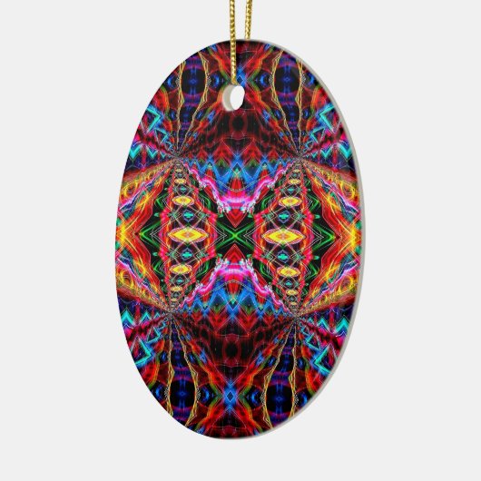 Neon Psychedelic Abstract Ornament 2 (Links)