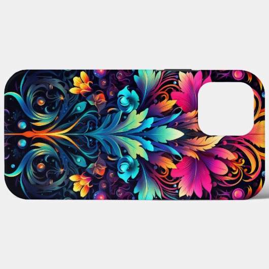 Neon Psychedelic Decopunk Design No. 900 Case-Mate iPhone Case (Achterkant (horizontaal))