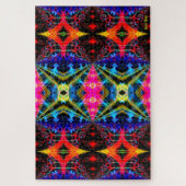Neon Psychedelic Jigsaw Puzzle 1 Legpuzzel (Verticaal)