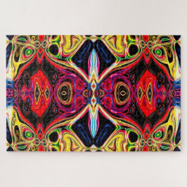 Neon Psychedelic Jigsaw Puzzle 2 Legpuzzel