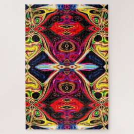 Neon Psychedelic Jigsaw Puzzle 2 Legpuzzel