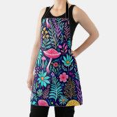 Neon Psychedelic Mushroom Forest Dream Schort (Insitu)