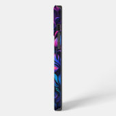 Neon Psychedelische Decopunk Design Nr. 908 iPhone Hoesje (Linkerkant)