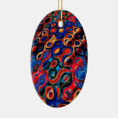 Neon psychedelische rimpels Ornament (Rechts)