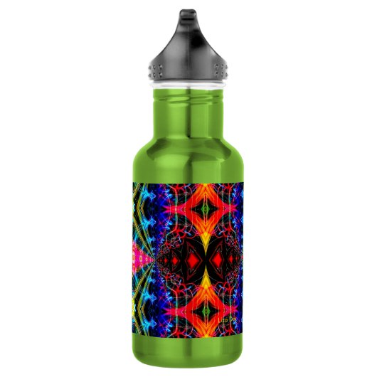 Neon Psychedelische Waterfles 1 (Rechts)