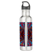 Neon psychedelische waterfles 2 (Achterkant)