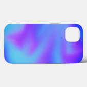 Neon Psychodelisch Blauw Paars Draaien Case-Mate iPhone Case (Achterkant (horizontaal))