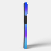 Neon Psychodelisch Blauw Paars Draaien Case-Mate iPhone Case (Achterkant / Rechts)