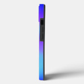 Neon Psychodelisch Blauw Paars Draaien Case-Mate iPhone Case (Achterkant / Links)