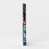 Neon Psychodelische Luxe Lounge Kunst Case-Mate iPhone Case (Achterkant/links)