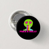Neon Puke & Rally Face Button | Partijcomeback (Voorkant /achterkant)