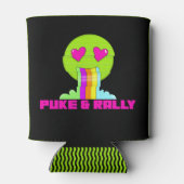 Neon Puke & Rally Koelbox | Partijcomeback Blikjeskoeler (Achterkant)