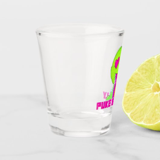 Neon Puke & Rally Shot Glas | Party Comeback Shot (Links)