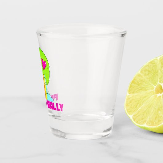 Neon Puke & Rally Shot Glas | Party Comeback Shot (Rechts)