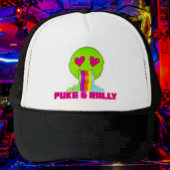 Neon Puke & Rally Trucker Hat | Partijcomeback Trucker Pet