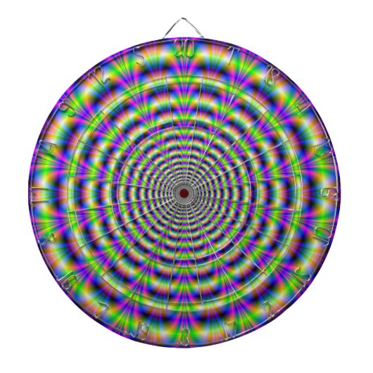 Neon Pulse-dartboard Dartbord (Voorkant)