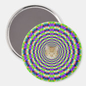 Neon Pulse Magnet + cat (Voorkant / Achterkant)