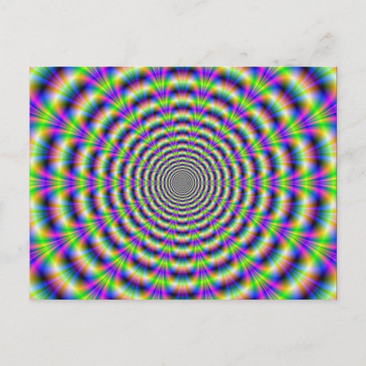 Neon Pulse Post Kaart (Voorkant)