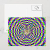 Neon Pulse Post Kaart + kat (Voorkant / Achterkant)